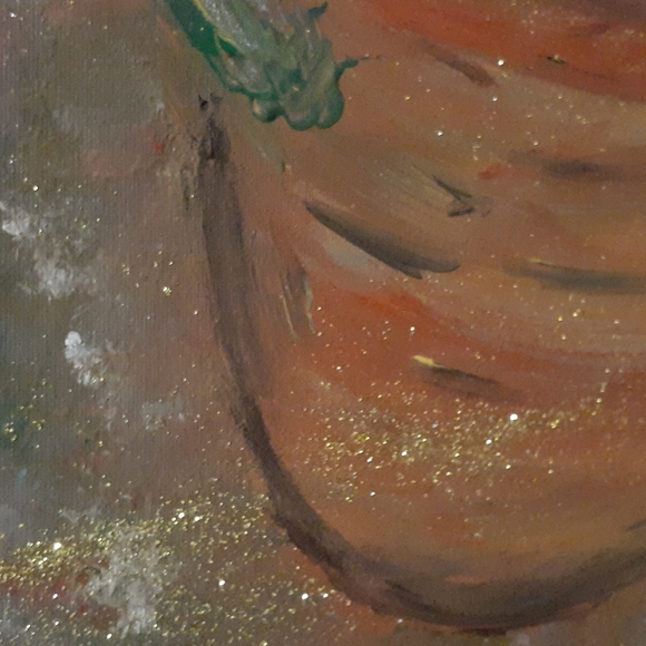 Original Pumpkin Acrylic Painting - Picture 5 of 5